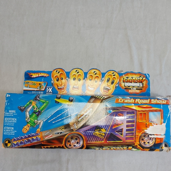 Mattel Hot Wheels Crash Test Dummies Crash Road Show Box Vintage - Picture 12 of 16